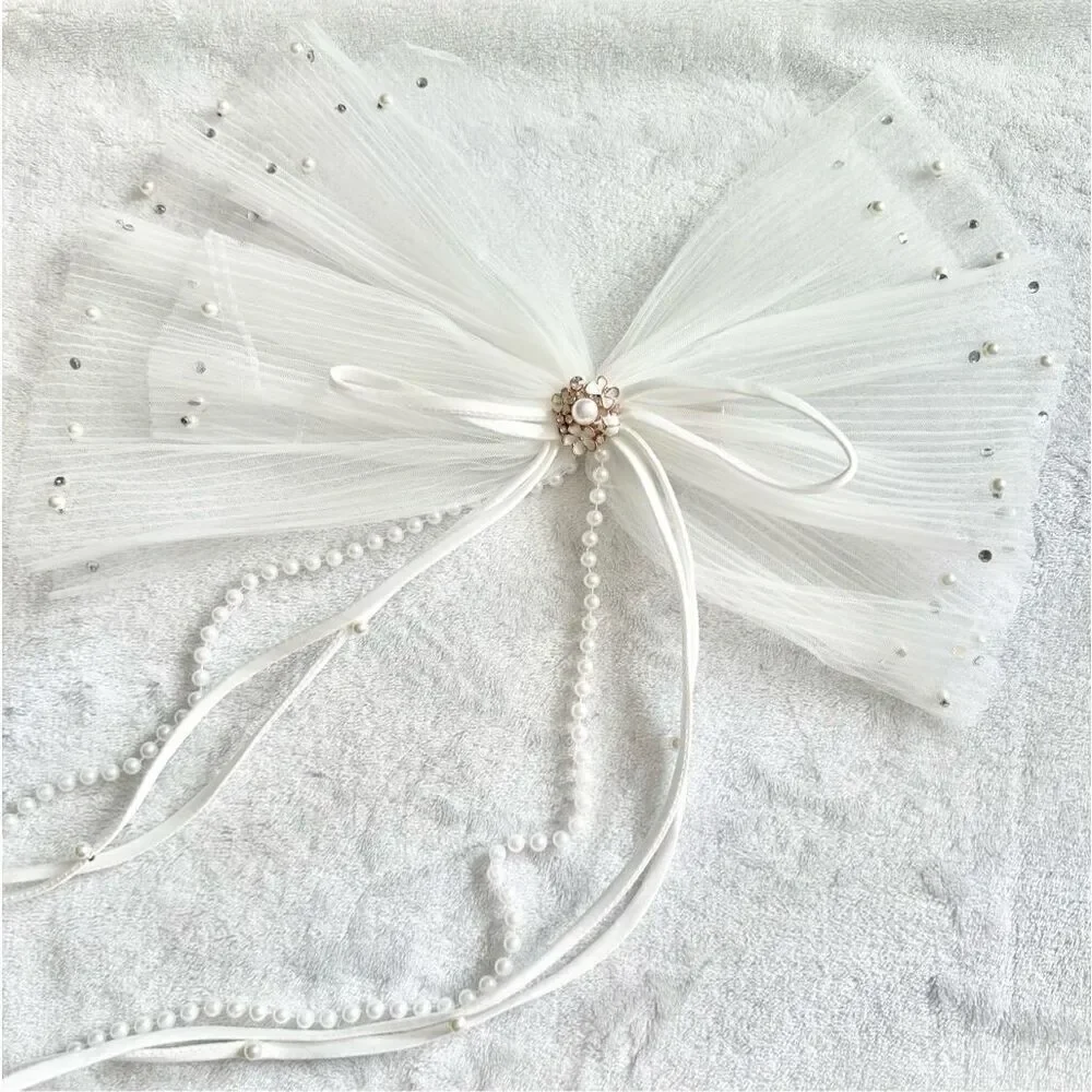 No Brand white sheer